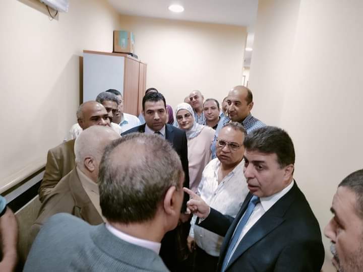زيارة السيد الاستاذ / انور فوزى رئيس مصلحة الضرائب العقارية لمنطقة الضرائب العقارية بالإسكندرية