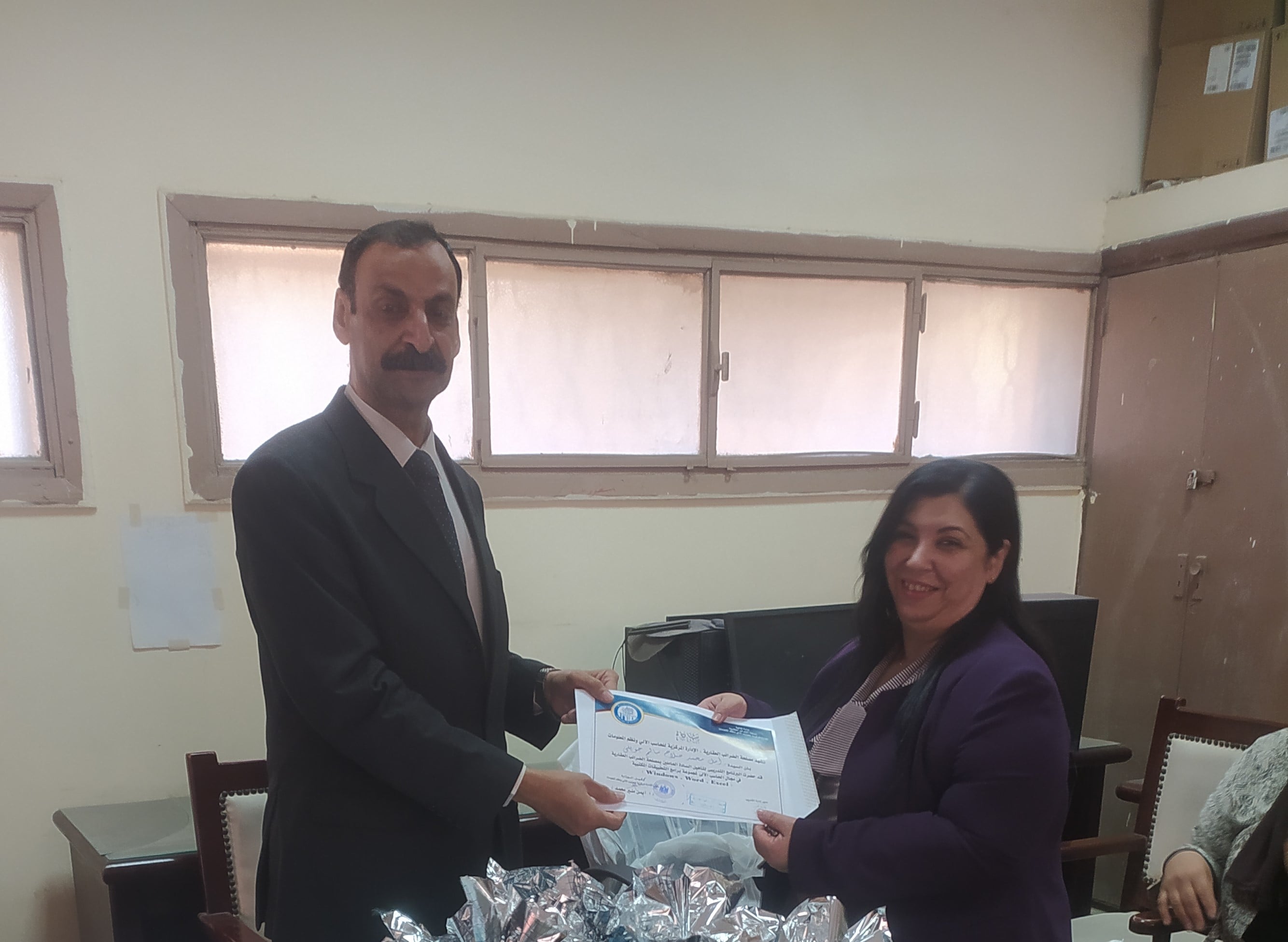 Holding training courses in field of computer for office application software package (Windows, Word, Excel)  for employees in Central Computer Administration and Institute for Tellers and Collectors 